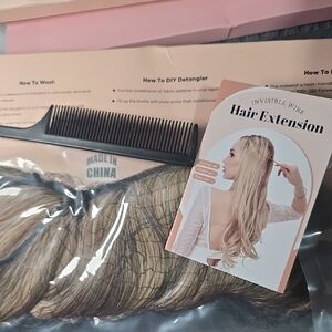 Invisible Wire Hair Extension - Blonde